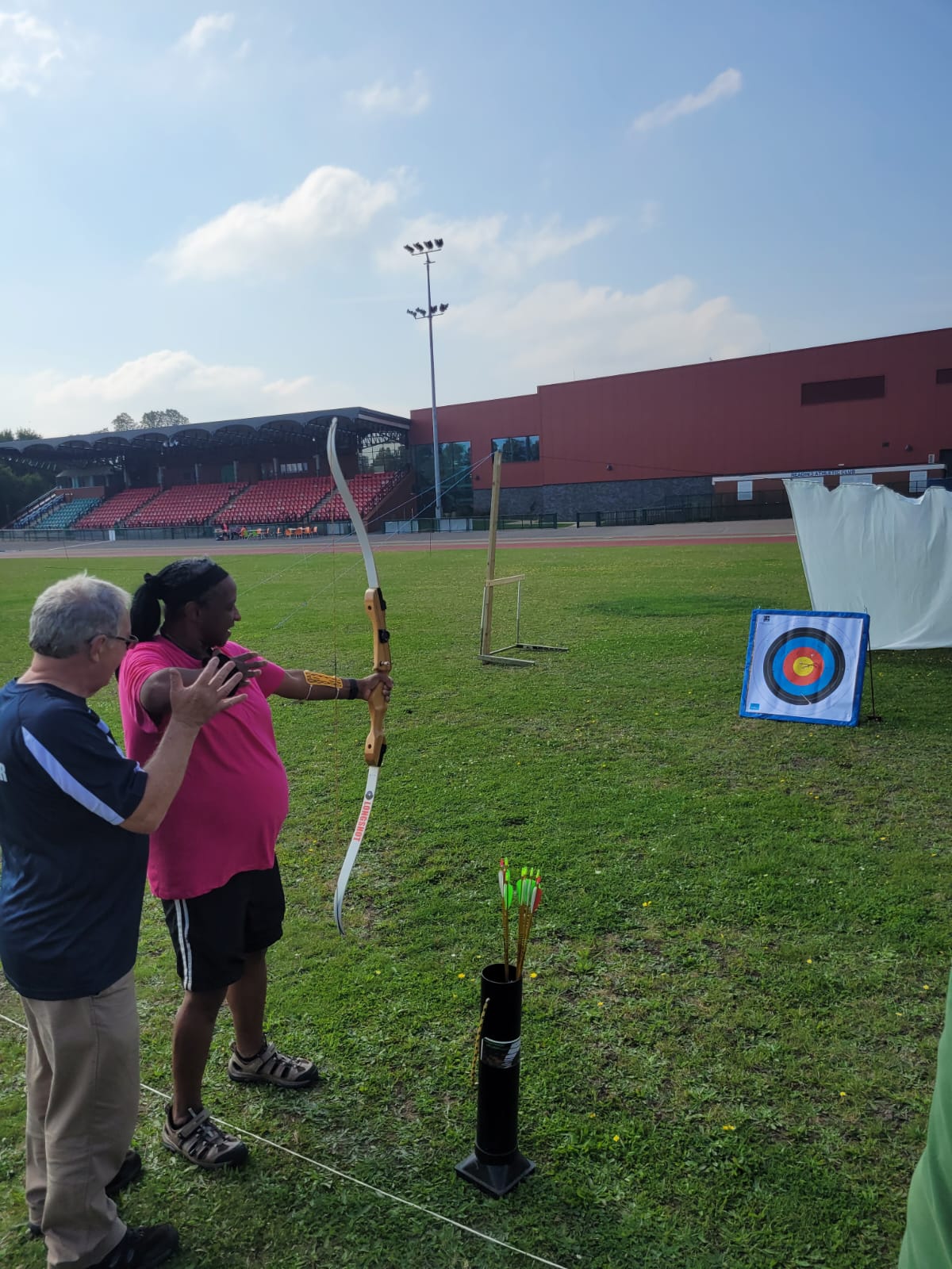 Mini Olympics held for visually impaired people