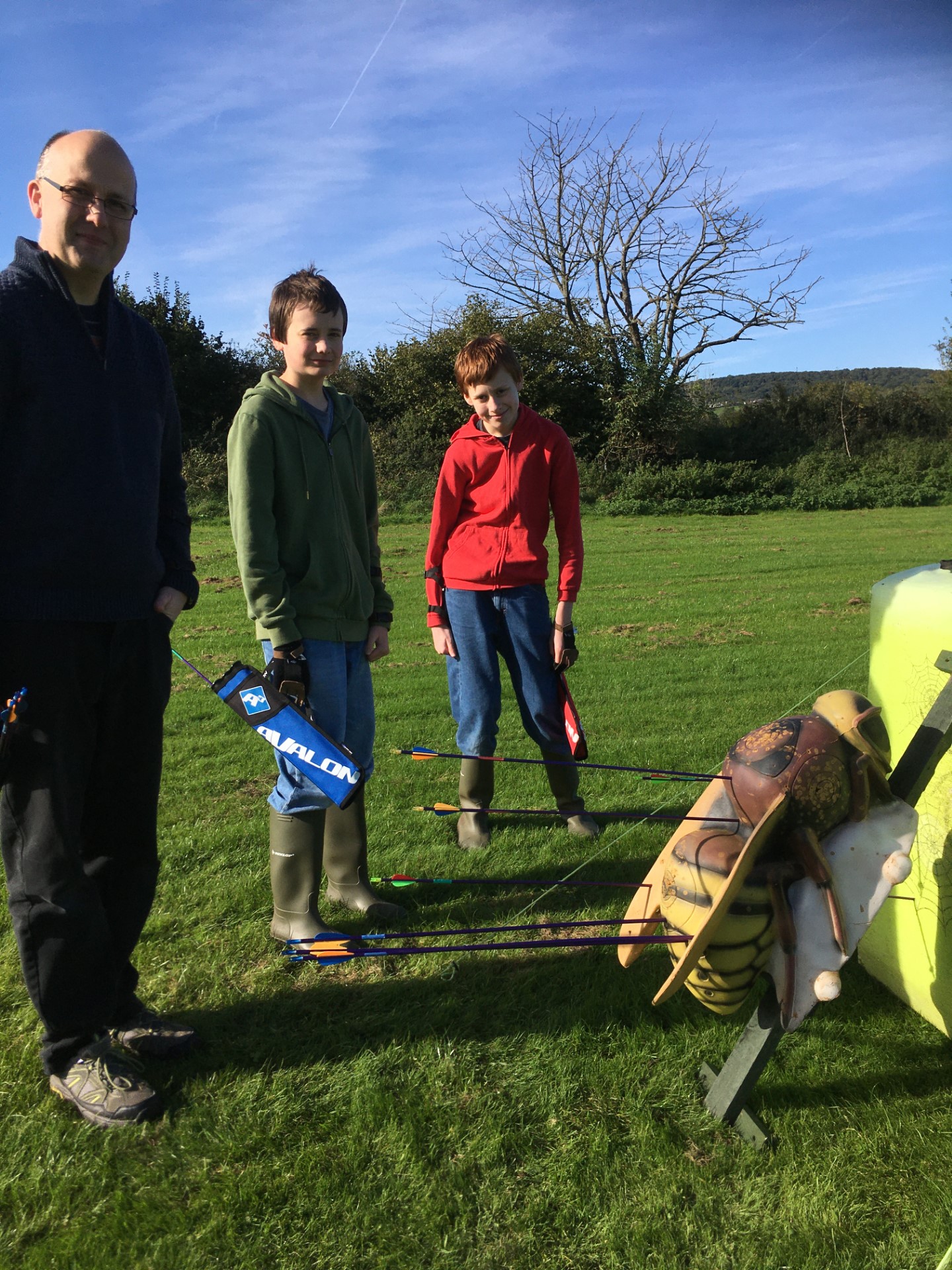 Archers trying Field and 3D archery